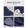 image:imageANRABESS Womens Tops Long Sleeve Shirts Built in Bra  Slight Support Removable PadCrew Neck Soft Slim Fit Basic TeesCasual Going Out Work Daily Travel AllDayFall Winter WearNavy Blue