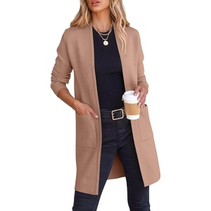 image:imageANRABESS Cardigan Sweater for Women 2026 Fall Outfits  Long Sleeve Open Front Mid Length Jacket SweaterSoft Heavy Knit CoatiganBusiness Casual CoatWork amp Travel Winter OutwearLight Camel