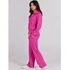 image:imageANRABESS Women 2 Piece Set Sweatsuits Lounge Fall OutfitsHot Pink