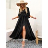image:imageANRABESS Womens Boho Floral Wedding Guest Maxi DressBlack