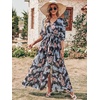 image:imageANRABESS Womens Boho Floral Wedding Guest Maxi DressBlack Flor