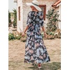 image:imageANRABESS Womens Boho Floral Wedding Guest Maxi DressBlack Flor