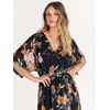 image:imageANRABESS Womens Boho Floral Wedding Guest Maxi DressFloral Black Yellow