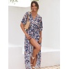 image:imageANRABESS Womens Boho Floral Wedding Guest Maxi DressFloral Blue White