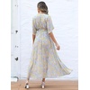 image:imageANRABESS Womens Boho Floral Wedding Guest Maxi DressFloral Blue Yellow