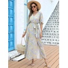image:imageANRABESS Womens Boho Floral Wedding Guest Maxi DressFloral Blue Yellow