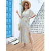 image:imageANRABESS Womens Boho Floral Wedding Guest Maxi DressFloral Blue Yellow
