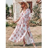 image:imageANRABESS Womens Boho Floral Wedding Guest Maxi DressRed Flor