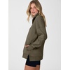 image:imageANRABESS Womens Quarter Zip Pullover Oversized SweatshirtsCoffee