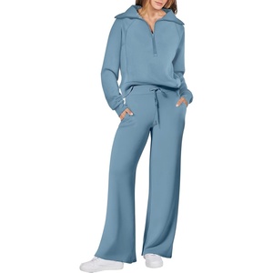 image:imageANRABESS Women 2 Piece Set Sweatsuits Lounge Fall OutfitsBlue