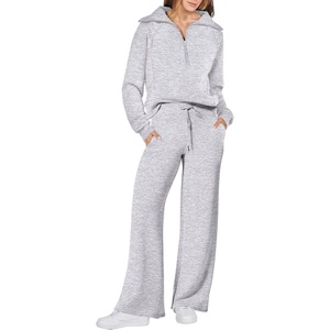 image:imageANRABESS Women 2 Piece Set Sweatsuits Lounge Fall OutfitsLight Grey