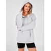 image:imageANRABESS Hoodies for Women Henley Collar Oversized SweatshirtLight Grey