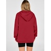 image:imageANRABESS Hoodies for Women Henley Collar Oversized SweatshirtRed