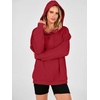 image:imageANRABESS Hoodies for Women Henley Collar Oversized SweatshirtRed