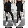 image:imageANRABESS Hoodies for Women Oversized Thumb Hole SweatshirtsBlack