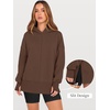 image:imageANRABESS Hoodies for Women Oversized Thumb Hole SweatshirtsCoffee