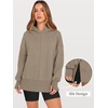 image:imageANRABESS Hoodies for Women Oversized Thumb Hole SweatshirtsCoffee Grey