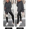 image:imageANRABESS Hoodies for Women Oversized Thumb Hole SweatshirtsDeep Grey