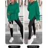 image:imageANRABESS Hoodies for Women Oversized Thumb Hole SweatshirtsGreen