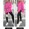 image:imageANRABESS Hoodies for Women Oversized Thumb Hole SweatshirtsHot Pink