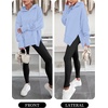 image:imageANRABESS Hoodies for Women Oversized Thumb Hole SweatshirtsLight Blue