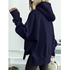 image:imageANRABESS Hoodies for Women Oversized Thumb Hole SweatshirtsNavy Blue