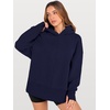 image:imageANRABESS Hoodies for Women Oversized Thumb Hole SweatshirtsNavy Blue