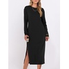 image:imageANRABESS Long Sleeve Midi Dresses for WomenBlack