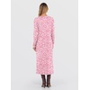image:imageANRABESS Long Sleeve Midi Dresses for WomenFloral Pink White