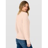 image:imageANRABESS Sweaters for Women Cable Knit Henley Neck Fall OutfitsParchment