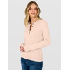 image:imageANRABESS Sweaters for Women Cable Knit Henley Neck Fall OutfitsParchment