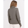 image:imageANRABESS Turtleneck Sweaters for Women Long Sleeve TopsGrey Khaki