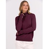 image:imageANRABESS Turtleneck Sweaters for Women Long Sleeve TopsWine Red