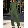 image:imageANRABESS Two Piece Sets for Women Fleece Lounge Fall Outfits SweatsuitsArmy Green