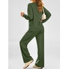 image:imageANRABESS Two Piece Sets for Women Fleece Lounge Fall Outfits SweatsuitsArmy Green