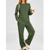 image:imageANRABESS Two Piece Sets for Women Fleece Lounge Fall Outfits SweatsuitsArmy Green