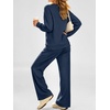 image:imageANRABESS Two Piece Sets for Women Fleece Lounge Fall Outfits SweatsuitsNavy Blue