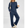image:imageANRABESS Two Piece Sets for Women Fleece Lounge Fall Outfits SweatsuitsNavy Blue