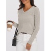 image:imageANRABESS Women 100 Wool Long Sleeve Sweaters Fall Business Casual OutfitsApricot