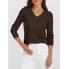 image:imageANRABESS Women 100 Wool Long Sleeve Sweaters Fall Business Casual OutfitsBrown