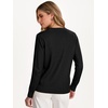 image:imageANRABESS Women Fall Long Sleeve V Neck Lightweight SweatersBlack
