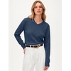 image:imageANRABESS Women Fall Long Sleeve V Neck Lightweight SweatersDeep Blue