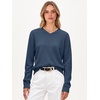 image:imageANRABESS Women Fall Long Sleeve V Neck Lightweight SweatersDeep Blue