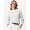 image:imageANRABESS Women Fall Long Sleeve V Neck Lightweight SweatersWhite