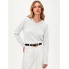 image:imageANRABESS Women Fall Long Sleeve V Neck Lightweight SweatersWhite