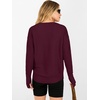 image:imageANRABESS Women Long Sleeve Ribbed Sweaters amp Thumb HoleWine Red