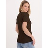 image:imageANRABESS Womens 100 Wool Short Sleeve SweaterBrown