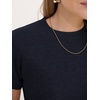 image:imageANRABESS Womens 100 Wool Short Sleeve SweaterNavy Blue