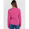 image:imageANRABESS Womens Cable Knit Sweaters Long Sleeve Polo Fall OutfitsHot Pink