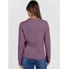 image:imageANRABESS Womens Cable Knit Sweaters Long Sleeve Polo Fall OutfitsPurple